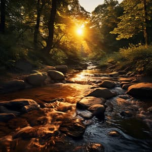 Música Para Aliviar El Estrés: Alegría De Concentración Junto Al Lago - Naturaleza Caldwell