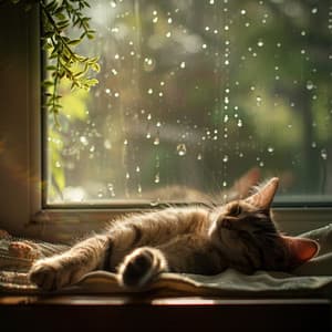 Trueno Suave Para Gatos: Ambiente Suave De Tormenta - Música Relajante para Gatos