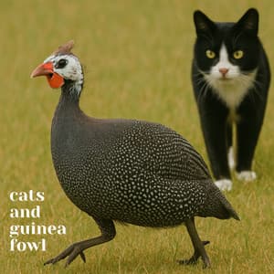 Cats and Guinea Fowl - Natural Samples