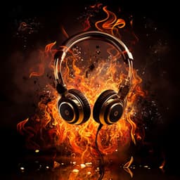 Ember Heart: Rhythmic Fire Symphony - Afternoon Chill Out