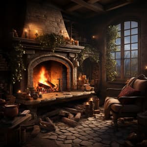 Armonías De Llamas Tranquilas: Música Meditativa Junto Al Fuego - Música de panadería