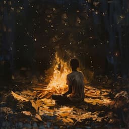 Llamas De Serenidad: Ecos Oceánicos Ardientes - Tiempo Theta