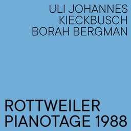 Rottweiler Pianotage 1988 - Uli Johannes Kieckbusch