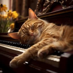 Gatos En Piano: Armonía De Patas Suaves - Piano para gatos