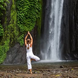 Ethereal Yoga Oasis: A Waterfall Chill Sound for Inner Balance - Luna Waterfall