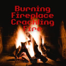 Burning Fireplace & Crackling Fire Sounds - Sleep Sounds of Nature & Campfire Sounds