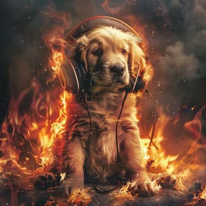 Fire Walks: Dogs Energetic Music - The Dog Relaxer