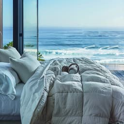 Sleep Ocean Harmony: Night's Embrace - Sleeping Stars