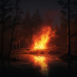 Fireside Peace: Relaxation in Nature's Fire - Zen Mindwaves