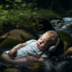 Binaural River Lullabies: Baby Sleep Harmony - Deep Sleep Vacuum Cleaners