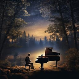 Rayo De Luna En El Prado: El Piano Pinta Serenidad En Las Flores Silvestres - Música suave de piano