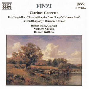 Finzi: Clarinet Concerto / Five Bagatelles / Three Soliloquies / Romance - Gerald Finzi