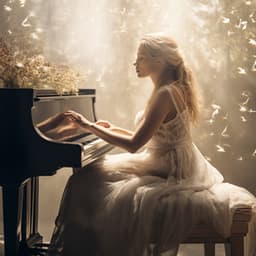 Rayos De Sol Somnolientos: El Piano Borra Preocupaciones Con Melodías Doradas - Piano de salón suave