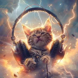 Cats and Thunder: Soothing Melodic Tones - For Cats Only