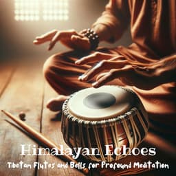 Himalayan Echoes: Tibetan Flutes and Bells for Profound Meditation, Gong Immersions, Wind Chime Resonances, Bowl Vibrations for Reiki, Chakra Alignment and Mantras - Mantra Music Center