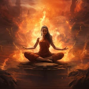 Fire Yoga: Flame Breath Rhythms - Calm Music