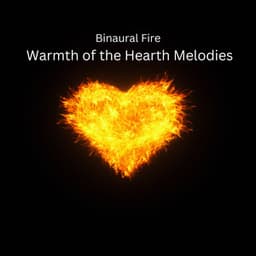 Binaural Fire: Warmth of the Hearth Melodies - Bubbled White Noise Fire Sounds
