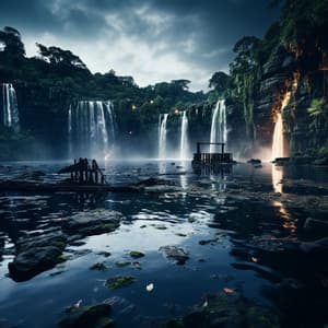 Música De Cascadas: Flujo Relajante Del Río - Grabaciones de campo de la naturaleza