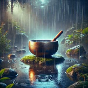 Liquid Sanctuary: Tibetan Sound Bath and Rain Sounds for Quick Cleansing Meditation & Inner Calmness - Maha Devenson