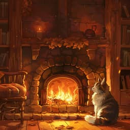 Felinos Y Un Fuego Binaural: Melodías De Gatos Liberadas - Música de gatos