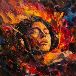 Relaxing with Fire: Soothing Music Melodies - Peaceful Relaxing