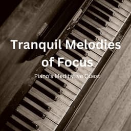 Tranquil Melodies of Focus: Piano's Meditative Quest - Relaxing Jazz Piano