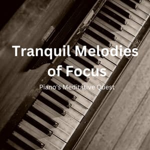 Tranquil Melodies of Focus: Piano's Meditative Quest - Relaxing Jazz Piano