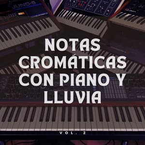 Notas Cromáticas Con Piano Y Lluvia Vol. 2 - Cafetería Jazz Piano Escalofriante