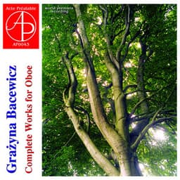Grazyna Bacewicz Complete Works for Oboe - Grażyna Bacewicz