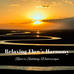 Relaxing Flow's Harmony: River's Soothing Waterscape - Relaxing Music Solitude