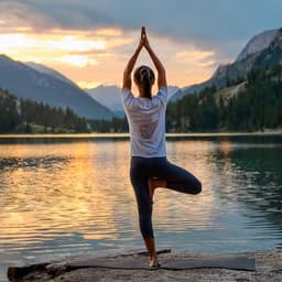 Melodías Lofi Para Yoga: Movimiento Rítmico Equilibrado - Ecos suaves