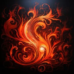 Serene Fire: Flamescapes Nature's Recitative Melodies - Smooth Chill Playlist