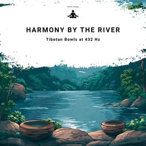 Harmony by the River: Tibetan Bowls at 432 Hz - 432 Hz Therapy