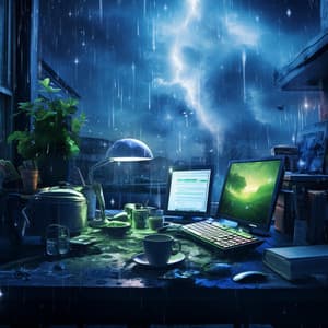 Soothing Rainfall for Academic Melodies - Nature Hiker