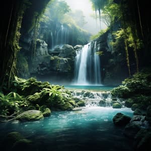 Dogs' Waterfall Retreat: Soothing Natural Echoes - Melodycloud