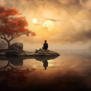 Sanctuary in The Skies: Zen Meditation Music with The Sounds of Rain and The Thunderstorm for Deep Relaxing State - Healing Rain Sound Academy