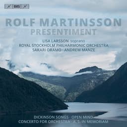 Martinsson: Presentiment - Rolf Martinsson