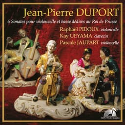 6 Sonates pour violoncelle et basse dédiées au Roi de Prusse - Jean-Pierre Duport