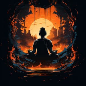 Fire Meditation: Ignited Mindfulness Melodies - Meditation Music For Relaxation