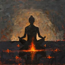 Silencio Del Fuego: Ecos De Meditación - Cuencos ruidosos para meditar