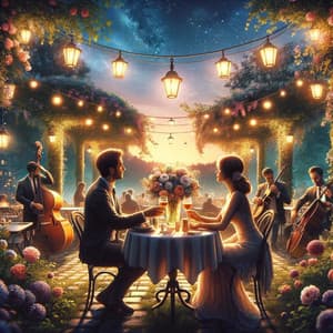 In the Arms of Music: Café Music, Sipping Love, Jazz Ballads - All Mood Café