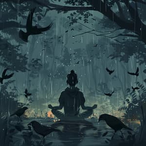 Nature’s Binaural Peace: Rain and Birds Meditation - 78 72 Hz - Asian Zen Meditation