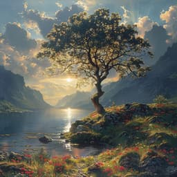 Susurros Encantados De Serenidad: Música Ambiental - Música Tranquila para Cafe