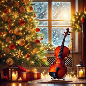 Beautiful Christmas Violin: Cozy & Calm, Relaxing Music - Free Time Relax Celebration