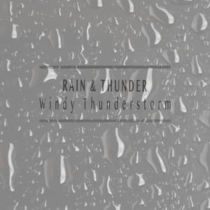 Windy Thunderstorm - Rain & Thunder