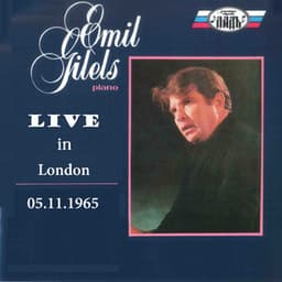 Live In London - Emil Gilels