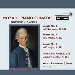 Mozart Piano Sonatas Nos. 4, 5 and 9 - Wanda Landowska - Wolfgang Amadeus Mozart