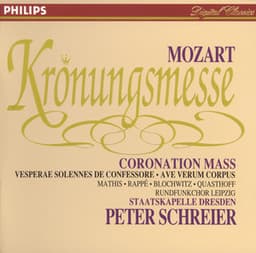 Mozart: Coronation Mass; Vesperae solennes de Confessore; Ave verum corpus - Wolfgang Amadeus Mozart