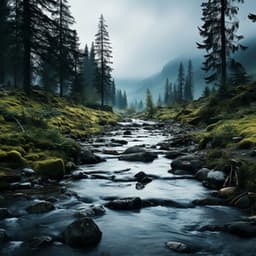 Coro Silencioso De Medianoche Del Arroyo: Sinfonía Del Sueño De Medianoche - Naturaleza Sueño