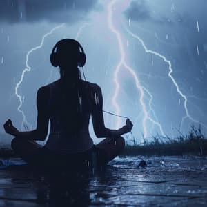 Binaural Thunder: Yoga Serenity Flow - Yoga Music Yoga